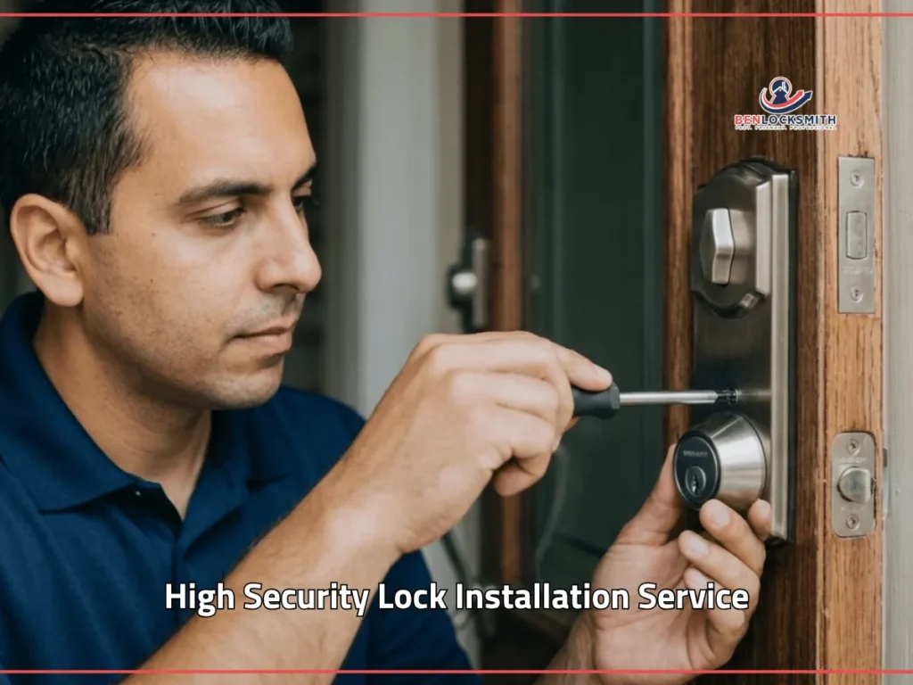 high security lock installation service